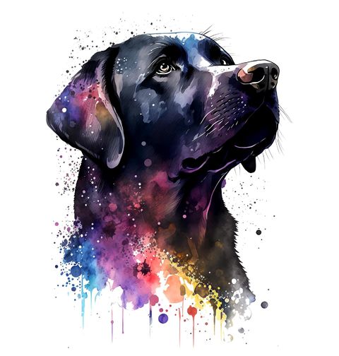 Obrázek produktu Dámské tričko Labradorský retrívr Colorful Labrador