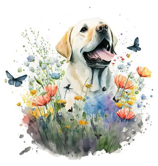 Obrázek 2 produktu Pánské tričko Labradorský retrívr na Louce