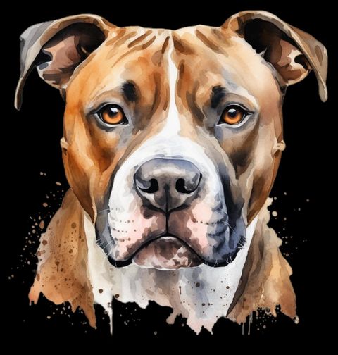 Obrázek produktu Dětské tričko Americký stafordšírský teriér American Staffordshire Terrier