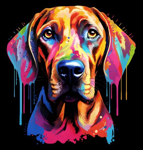 Obrázek produktu Pánské tričko Barevný Rhodéský ridgeback