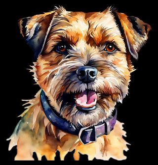 Obrázek 2 produktu Pánské tričko Border teriér Border Terrier