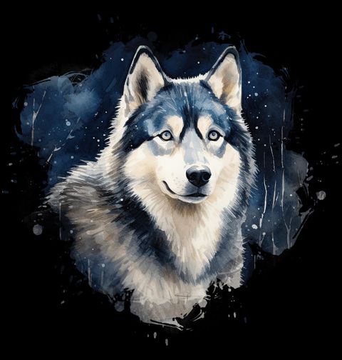 Obrázek produktu Dětské tričko Sibiřský Husky Siberian husky