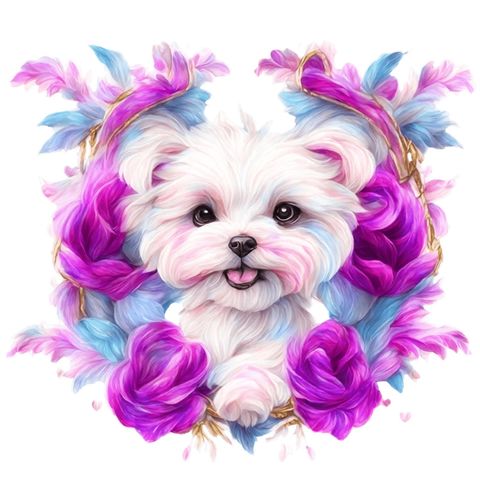 Obrázek produktu Pánské tričko Maltézský psík Maltese dog