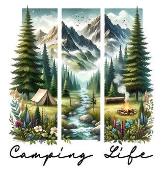 Obrázek 2 produktu Dámské tričko Život v Horách Camping Life