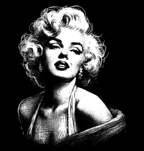 Obrázek produktu Dámské tričko Nesmrtelná Marilyn Monroe