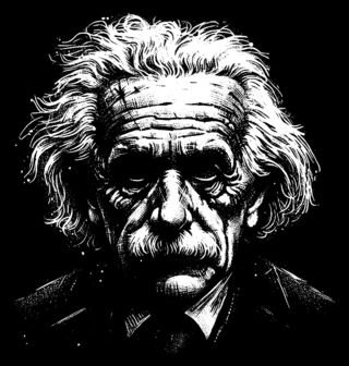 Obrázek 2 produktu Dámské tričko Temná Tvář Génia Alberta Einsteina