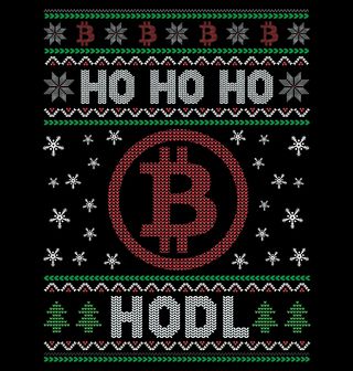 Obrázek 2 produktu Pánské tričko Vánoční Bitcoin Ho Ho Ho HODL
