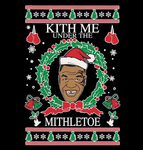 Obrázek produktu Pánské tričko Polib mě pod jmelím Mike Tyson