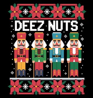 Obrázek 2 produktu Pánské tričko Vánoční Louskáčci Deez Nuts