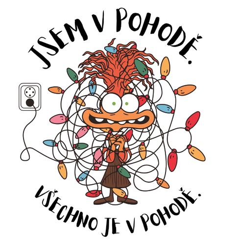 Obrázek produktu Dámské tričko Vánoce pod Napětím