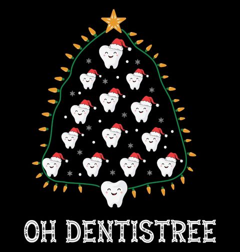 Obrázek produktu Pánské tričko Vánoční Stromek ze Stoliček Oh DentisTree