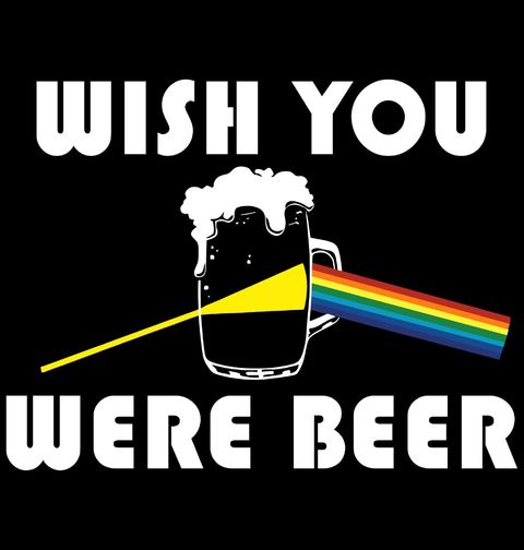 Obrázek produktu Pánské tričko Temná Strana Piva Wish You Were Beer