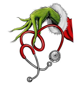 Obrázek 2 produktu Pánské tričko Grinchův Stetoskop