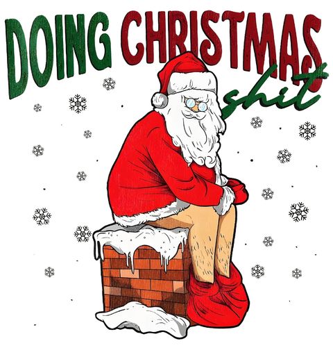 Obrázek produktu Dámské tričko Santa na Komíně Doing Christmas Shit