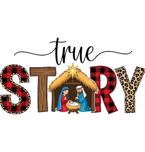Obrázek produktu Dětské tričko Vánoční Betlém True Story