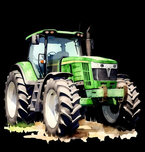 Obrázek produktu Pánské tričko Zelený Traktor