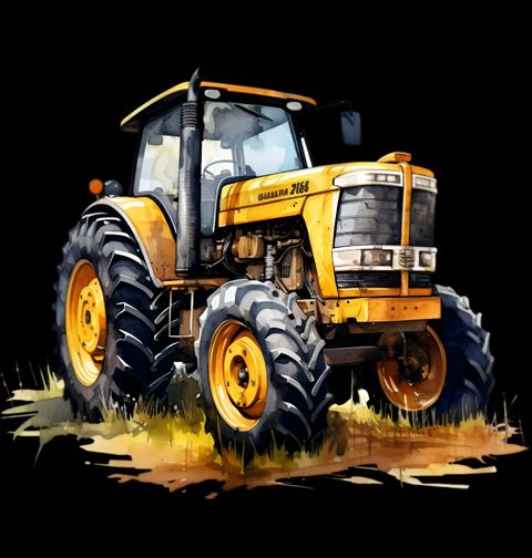 Obrázek produktu Pánské tričko Žlutý Traktor