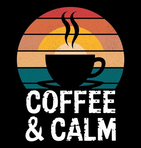Obrázek produktu Dámské tričko Káva a Klid Coffee & Calm