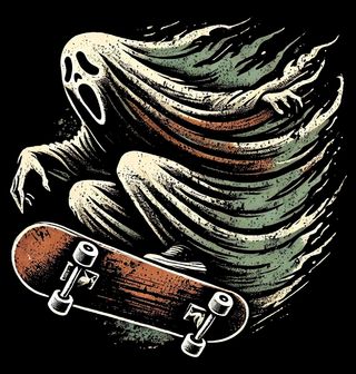 Obrázek 2 produktu Pánské tričko Skejťák Ghostface na Skateboardu