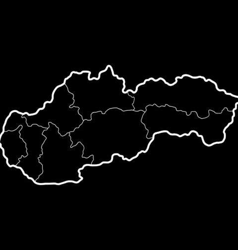 Obrázek produktu Pánské tričko Hranice Slovenska