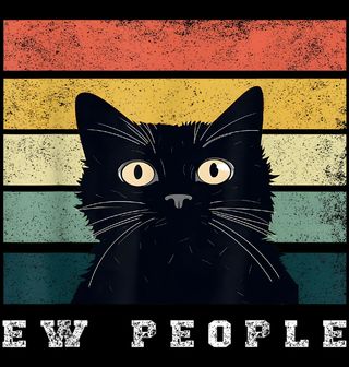 Obrázek 1 produktu Dámské tričko Retro Kočka Ew People