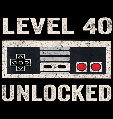 Obrázek produktu Pánské tričko Gamer 40. Kulatiny