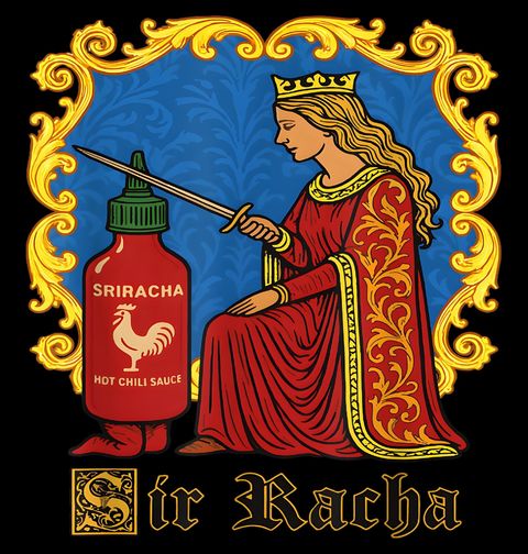 Obrázek produktu Pánské tričko Rytíř Omáčky Sir Racha