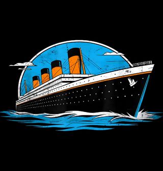 Obrázek 1 produktu Dětské tričko Titanic na Vlnách Oceánu