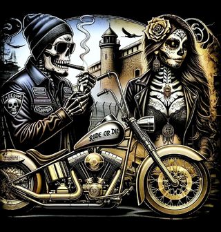 Obrázek 2 produktu Pánské tričko Zamilovaný Motorkář Ride or Die