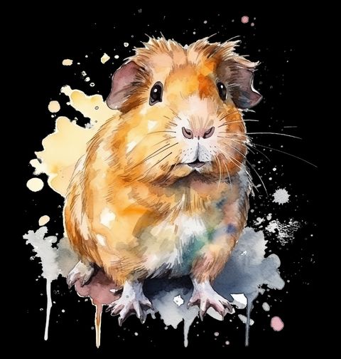 Obrázek produktu Dámské tričko Morče Guinea pig