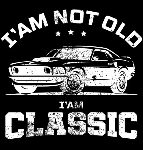 Obrázek produktu Dámské tričko Nejsem starý, jsem klasika I'm not old, I'm classic