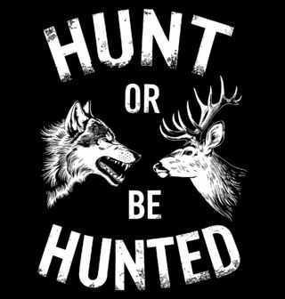 Obrázek 2 produktu Pánské tričko Lov, nebo buď loven Hunt or Be Hunted
