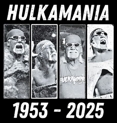 Obrázek produktu Dětské tričko Hulk Hogan 1953–2025 Hulkamania