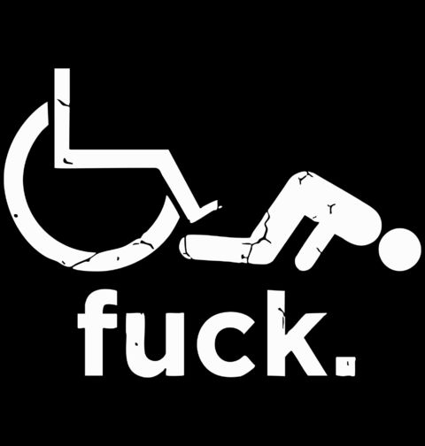 Obrázek produktu Dámské tričko Amatérský Vozíčkář Fuck