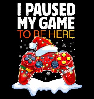Obrázek 2 produktu Pánské tričko Vánoční Gamer