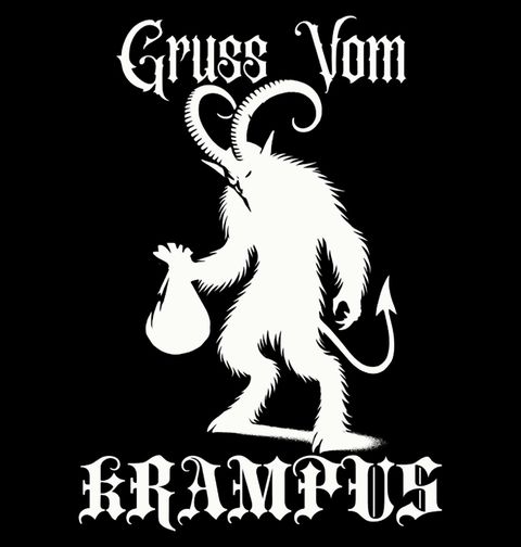 Obrázek produktu Dětské tričko Pozdrav od Krampuse pro Zlobivé Děti