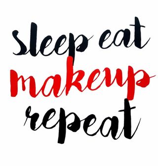 Obrázek 1 produktu Bavlněná taška Sleep Eat Makeup Repeat Spi, Jez, Namaluj se, Zopakuj 