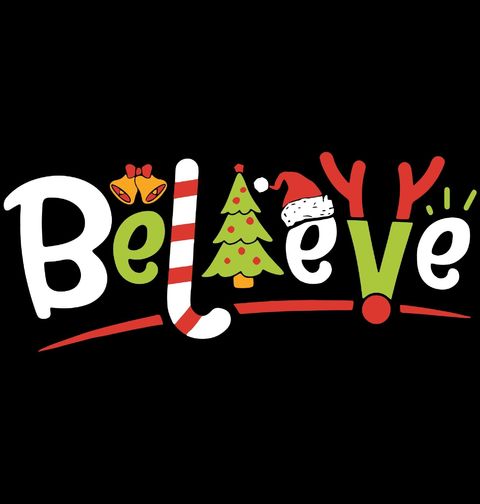 Obrázek produktu Pánské tričko Věř v Kouzlo Vánoc Believe