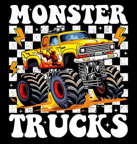 Obrázek produktu Pánské tričko Monster Truck na Pružinách