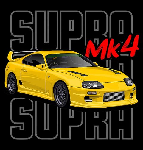 Obrázek produktu Pánské tričko Sportovní Supra MK4 JDM