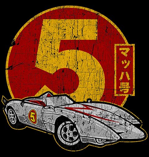 Obrázek produktu Dámské tričko Závodní Auto Speed Racer Mach 5