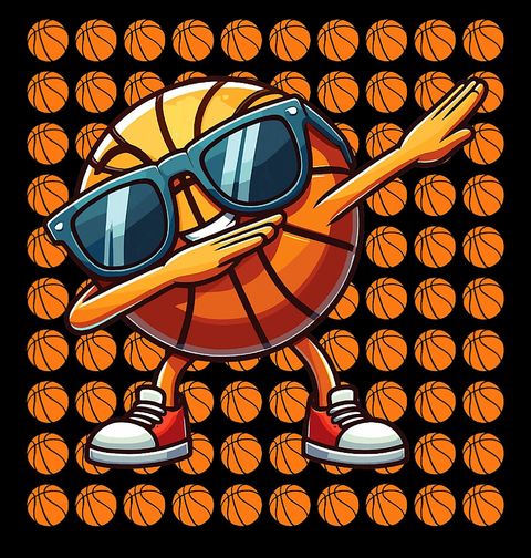 Obrázek produktu Dámské tričko Dabující Basketbalový Míč