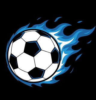 Obrázek 2 produktu Pánská mikina Modrý Plamen Fotbalu