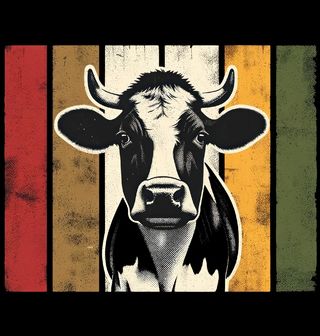 Obrázek 2 produktu Dámské tričko Retro Farmářská kráva