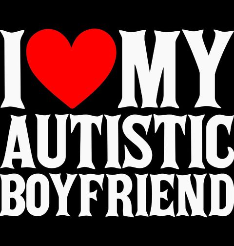Obrázek produktu Dámské tričko Miluji svého autistického přítele I Love My Autistic Boyfriend