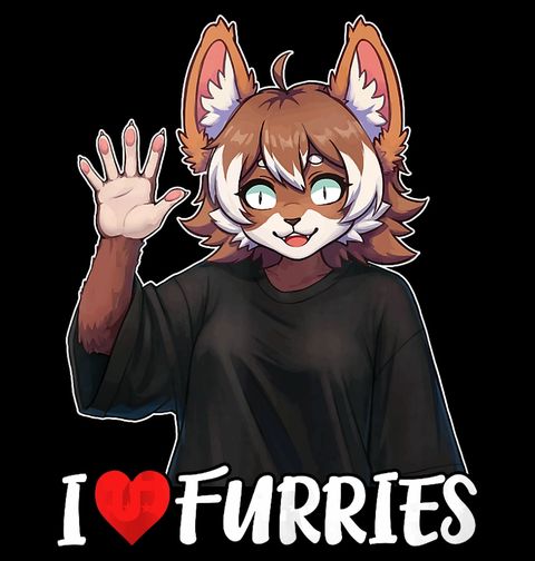 Obrázek produktu Dámské tričko Miluji Furíky I Love Furries