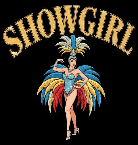 Obrázek produktu Dámské tričko Kabaretní Tanečnice Showgirl