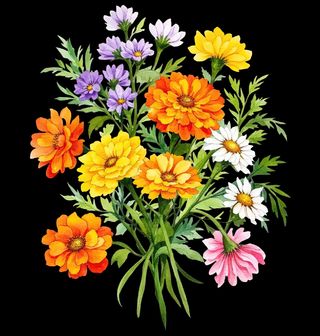 Obrázek 2 produktu Pánské tričko Svazek Letních květin