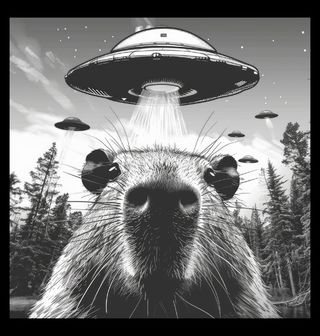 Obrázek 2 produktu Pánské tričko Únos Kapybary UFO