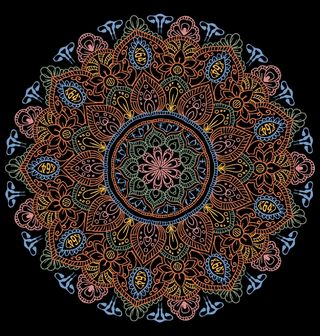 Obrázek 2 produktu Dámské tričko Barevná Mandala Energie